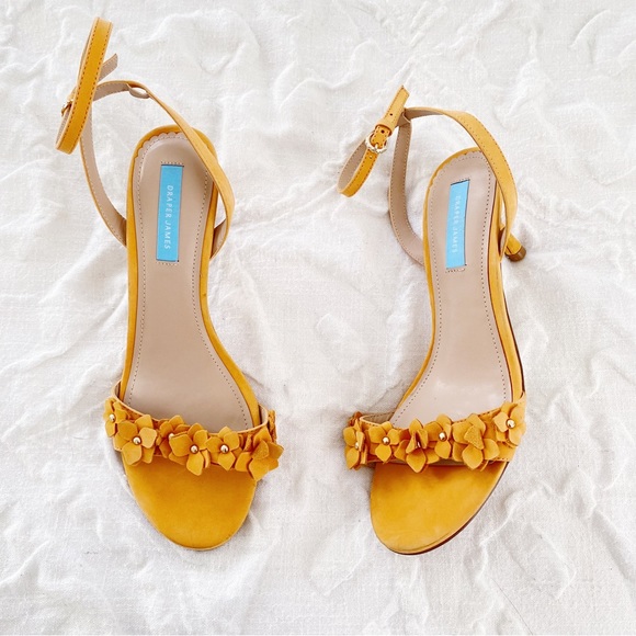 Draper James Floral Heeled Sandals - Alice Size 8 New - Picture 5 of 11